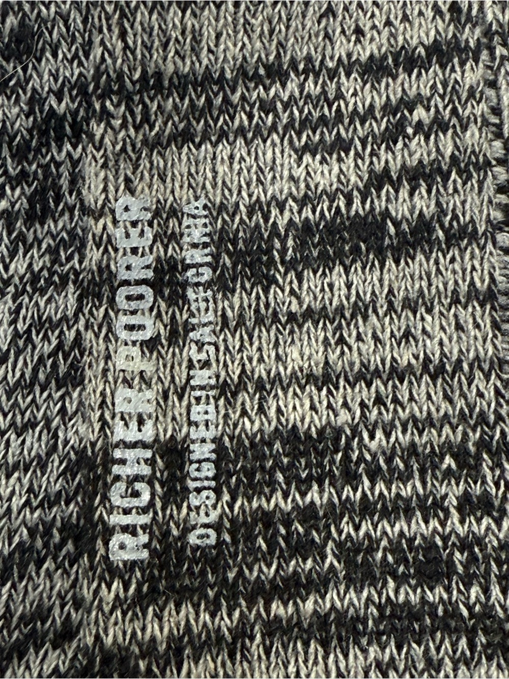 Richer Poorer Men's Black & Cream Marled Crewneck Sweater